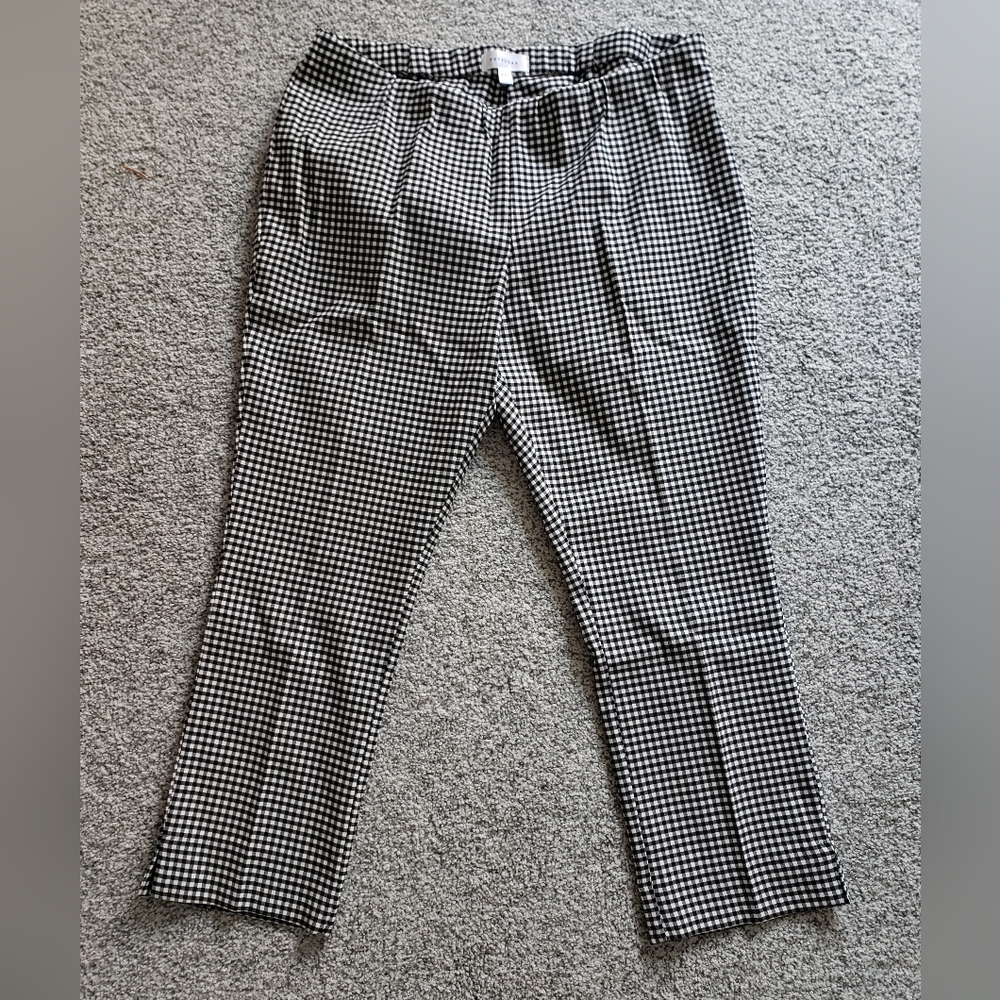 Popsugar slacks, XXL black and white plaid